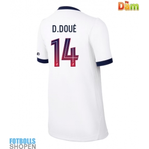 Billiga Paris Saint-Germain Desire Doue #14 Bortatröja Dam 2026-27 Kortärmad